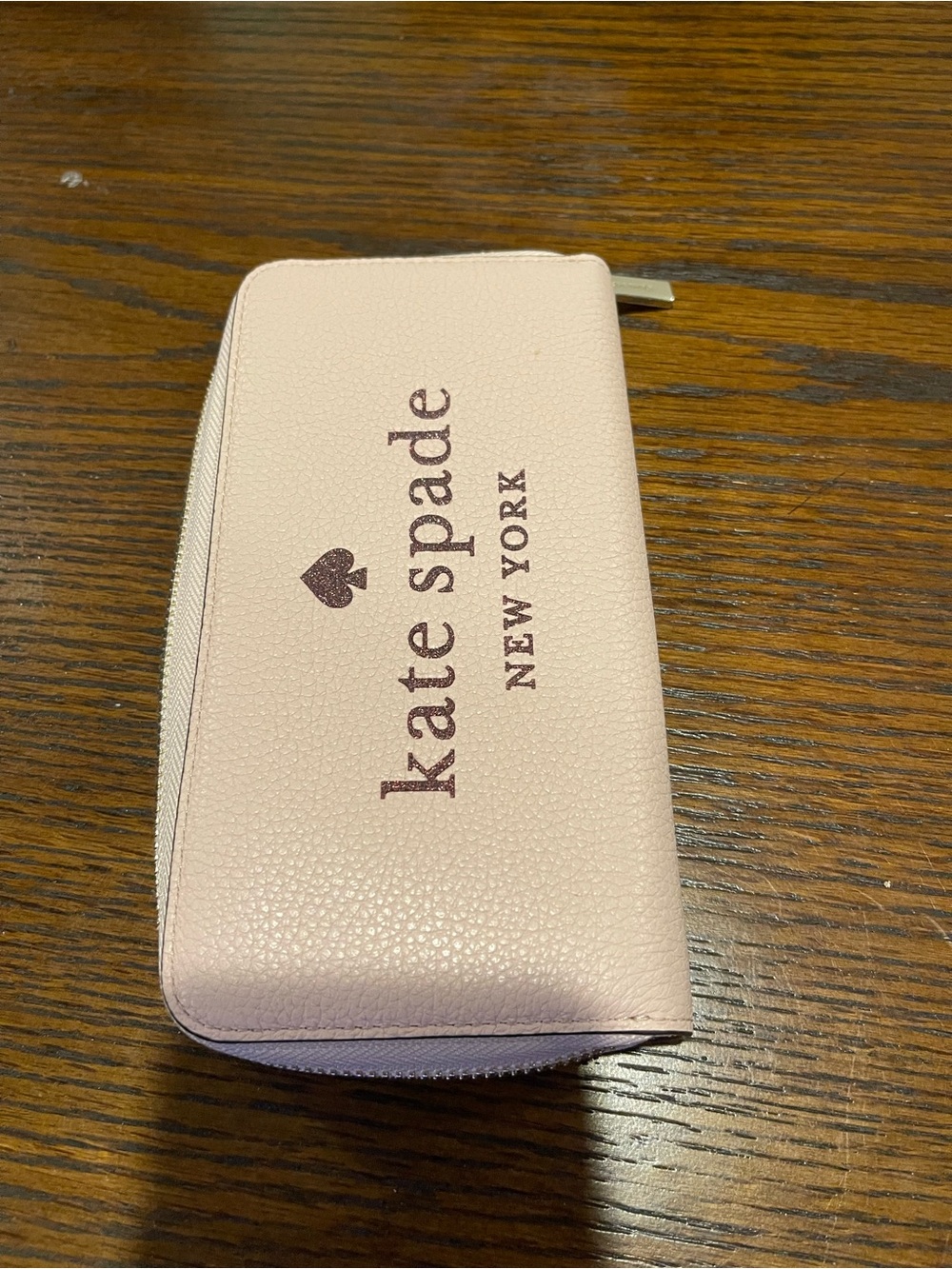 kate spade Light Pink Zip Cosmetic Pouch
